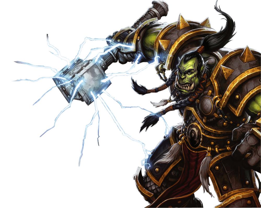 World Of Warcraft Thrall Side View png transparent