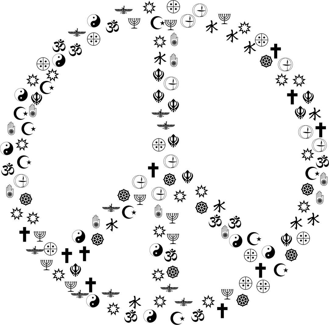 World Religions Peace png transparent