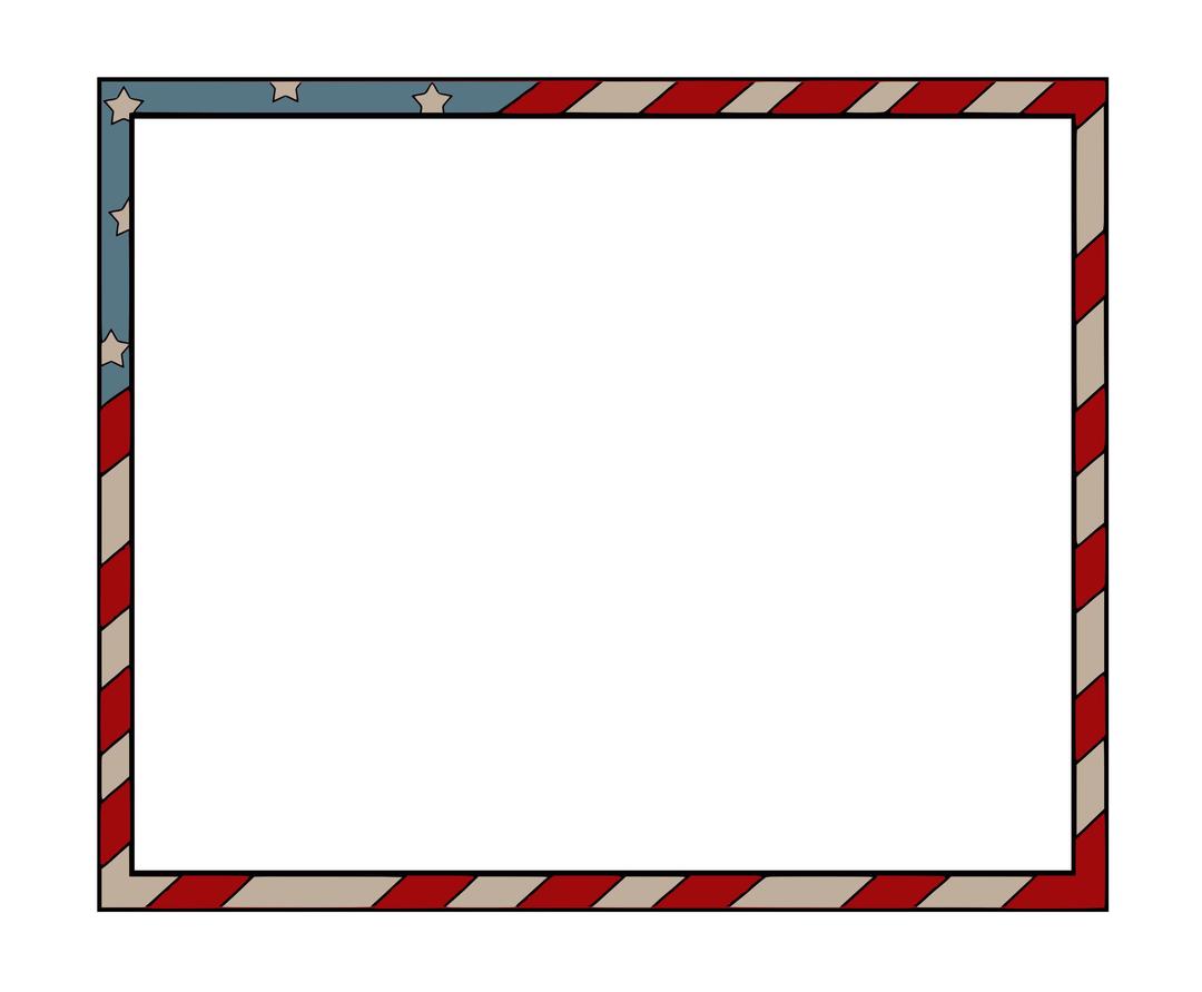 worldlabel border americana 4x3.3 png transparent