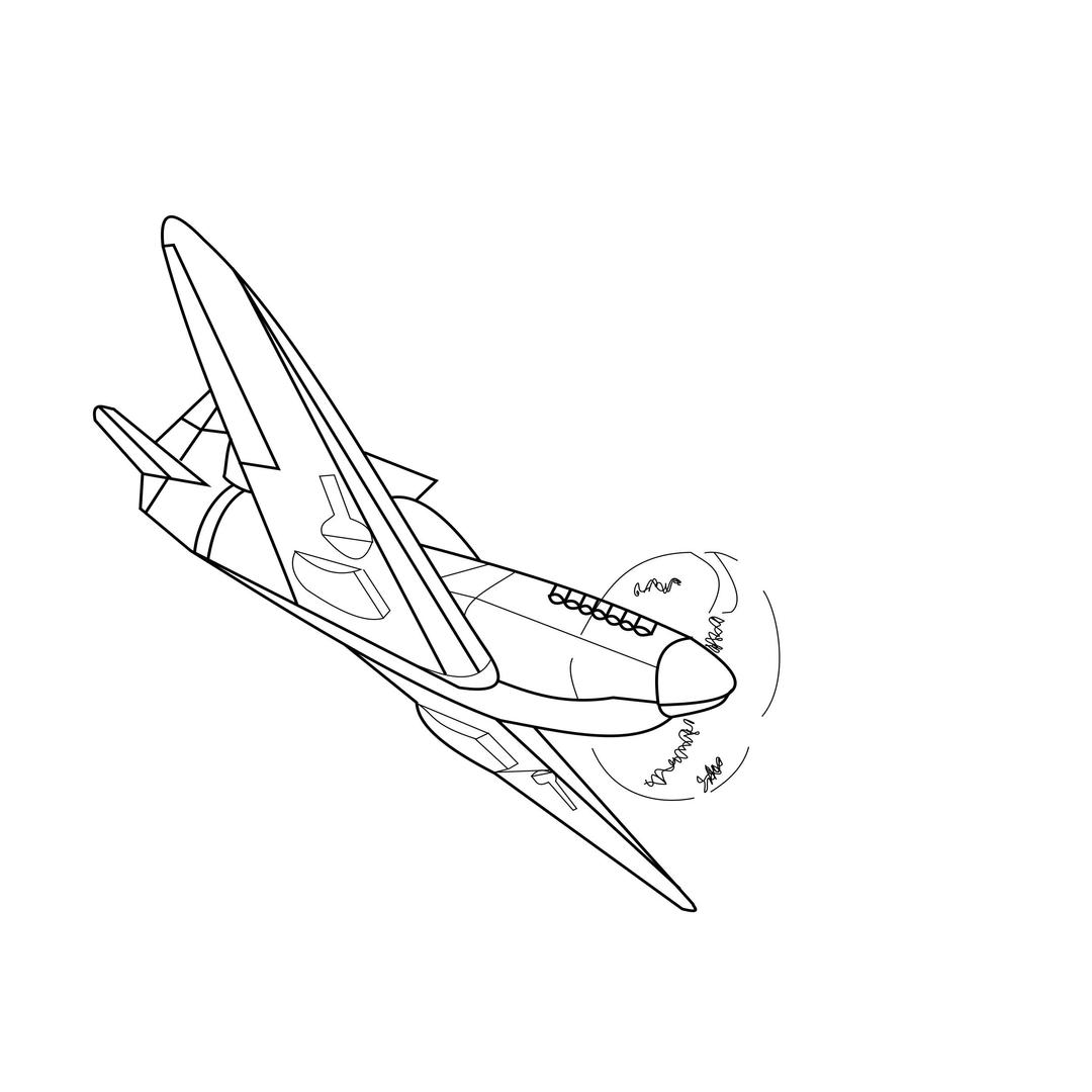 WW2 Fighter Plane png transparent