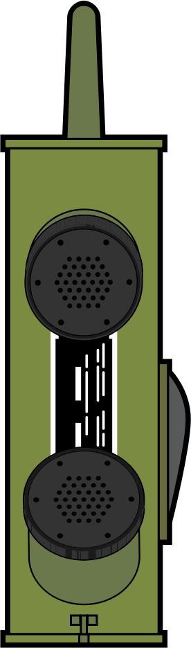 WW2 Handheld radio png transparent