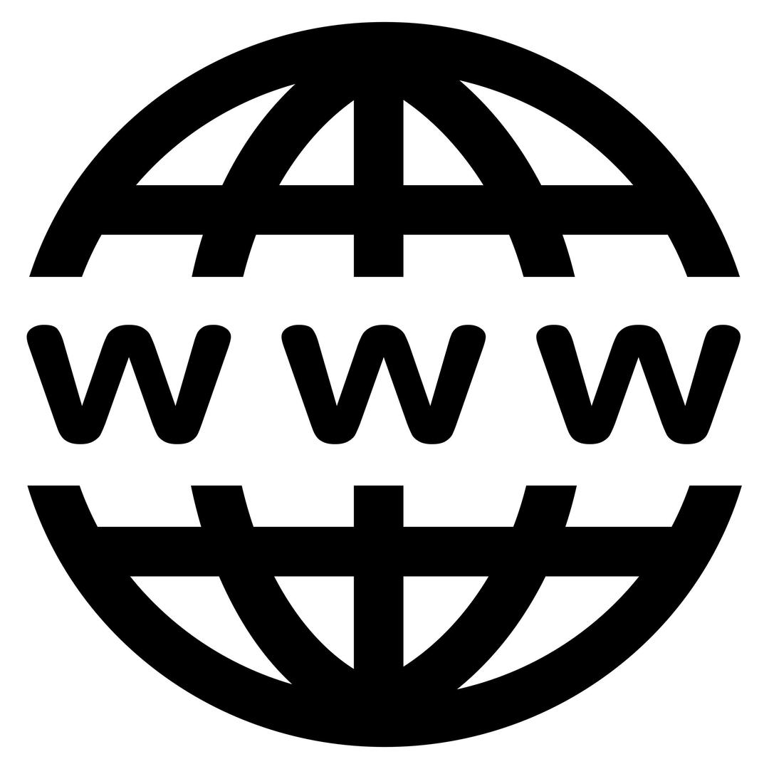 WWW Icon - Black png transparent