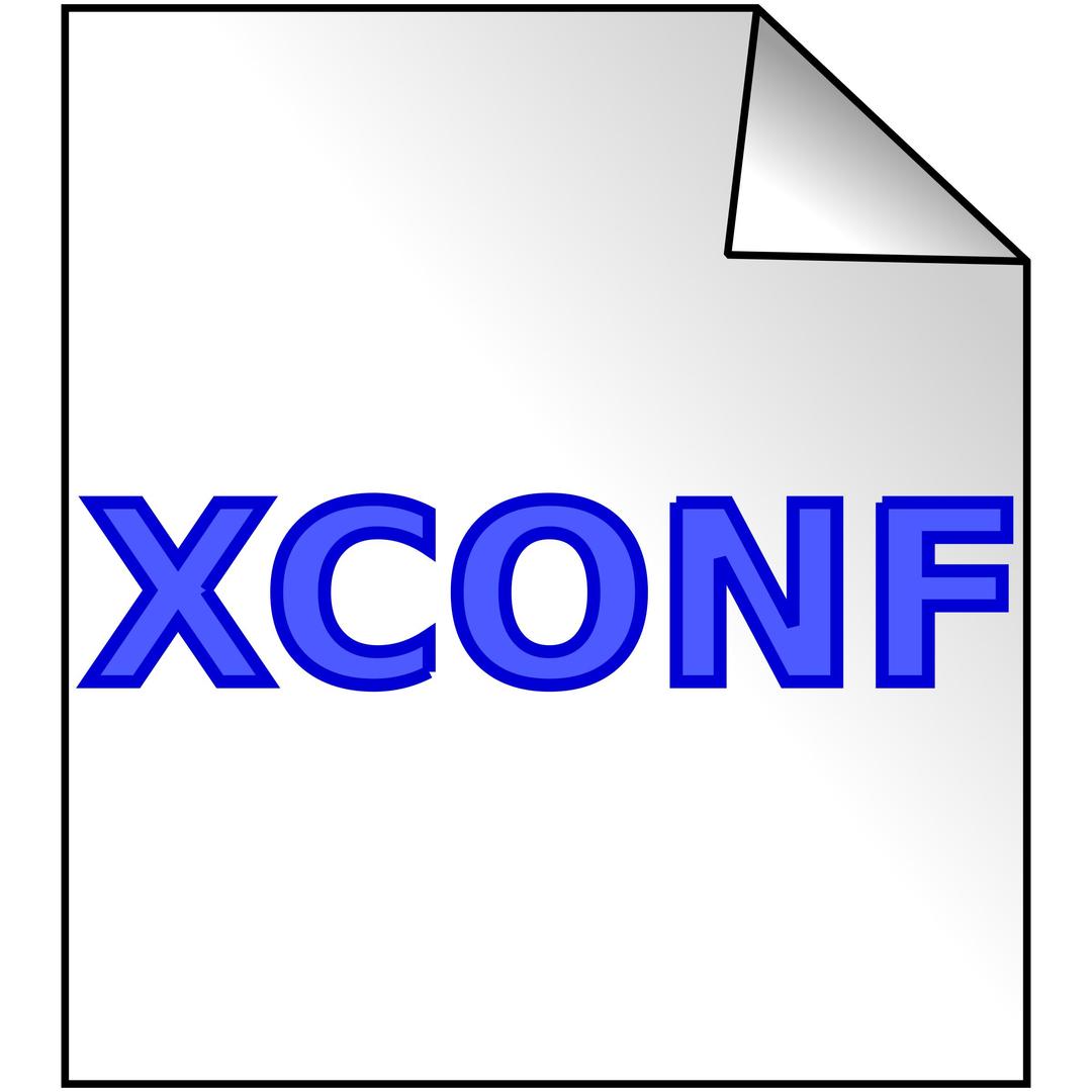 xconf file png transparent