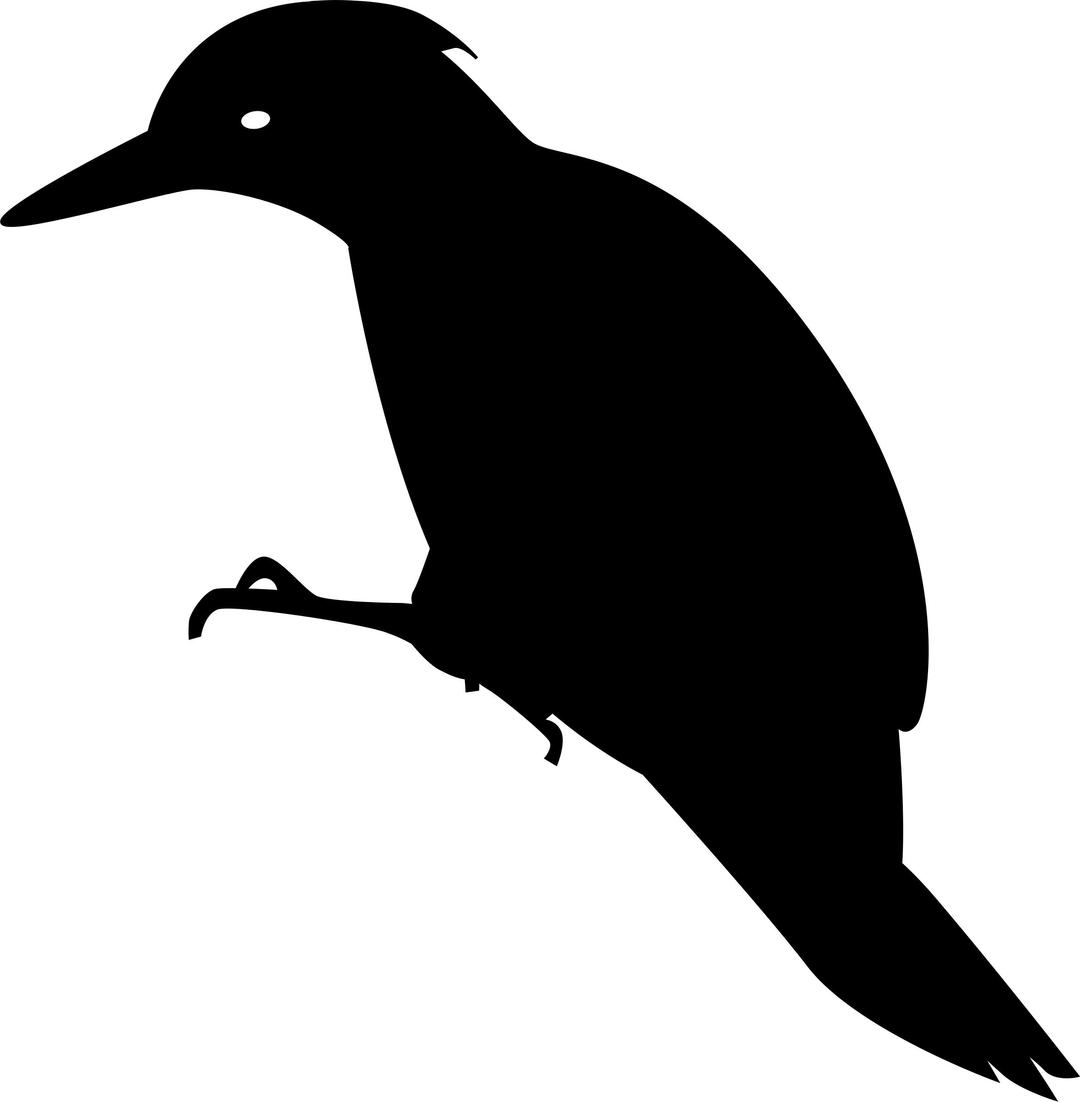 Yaffle silhouette png transparent
