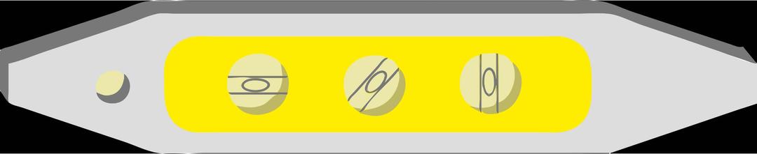 Yellow and grey carpenters level png transparent