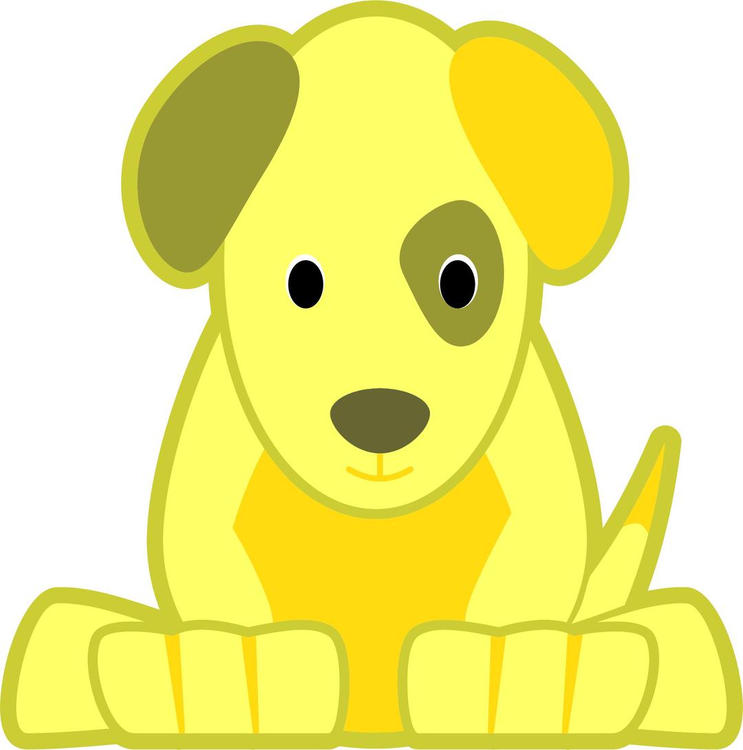Yellow Dog png transparent