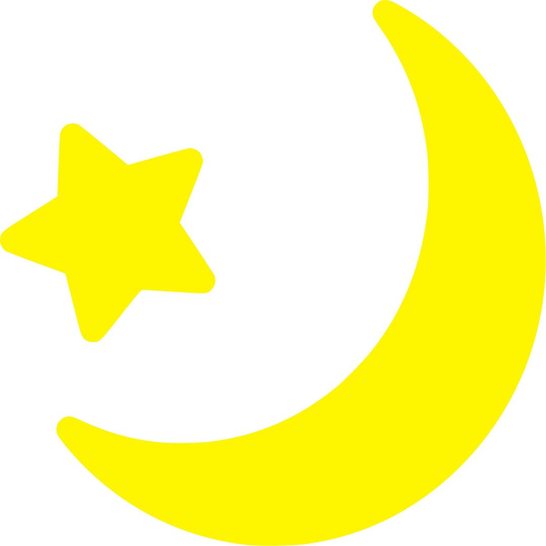 Yellow Moon And Star icon png transparent