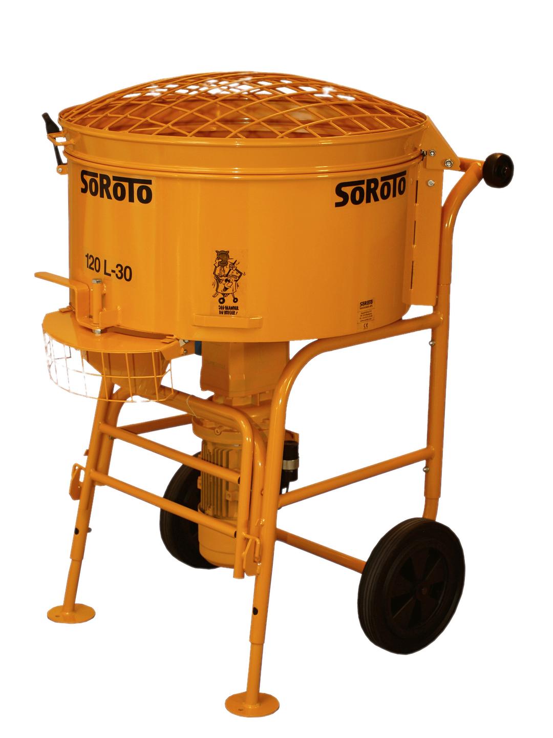 Yellow Soroto Cement Mixer png transparent