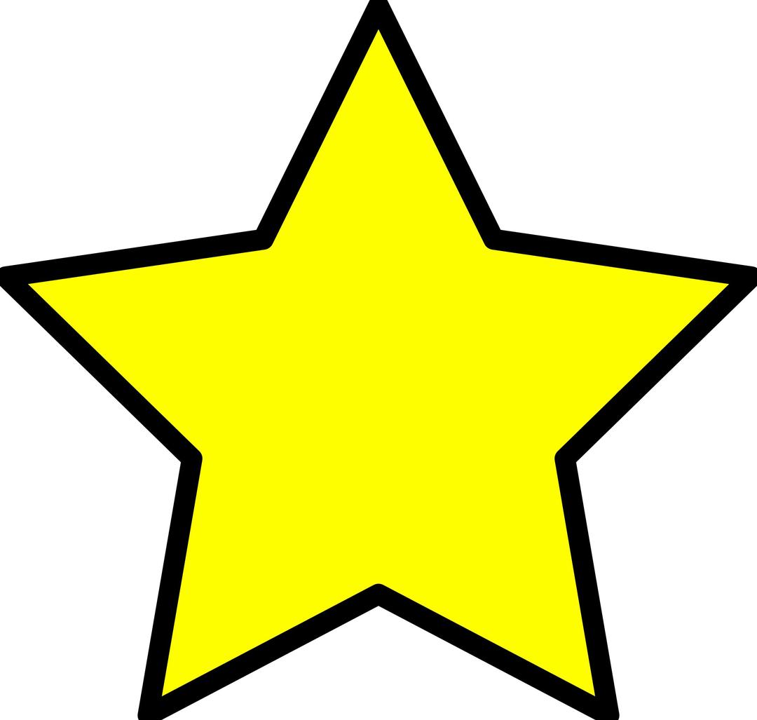 Yellow star png transparent