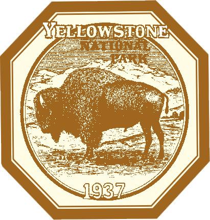 Yellowstone National Park Vintage png transparent