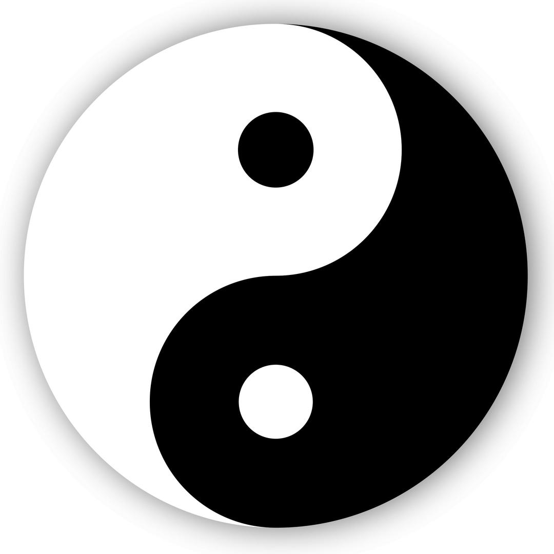 Yin Yang Symbol png transparent