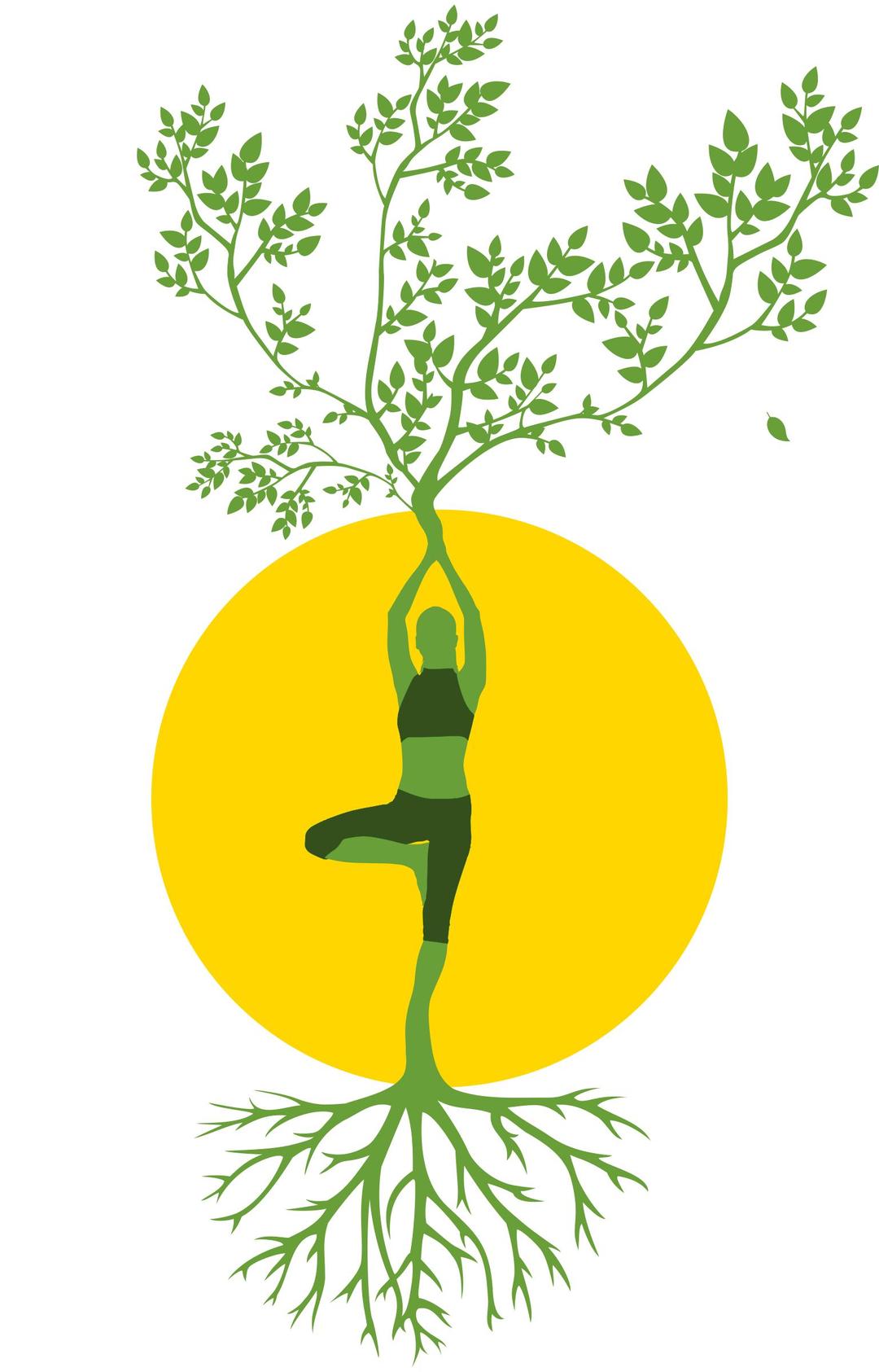Yoga Tree / Yoga Mujer Arbol png transparent