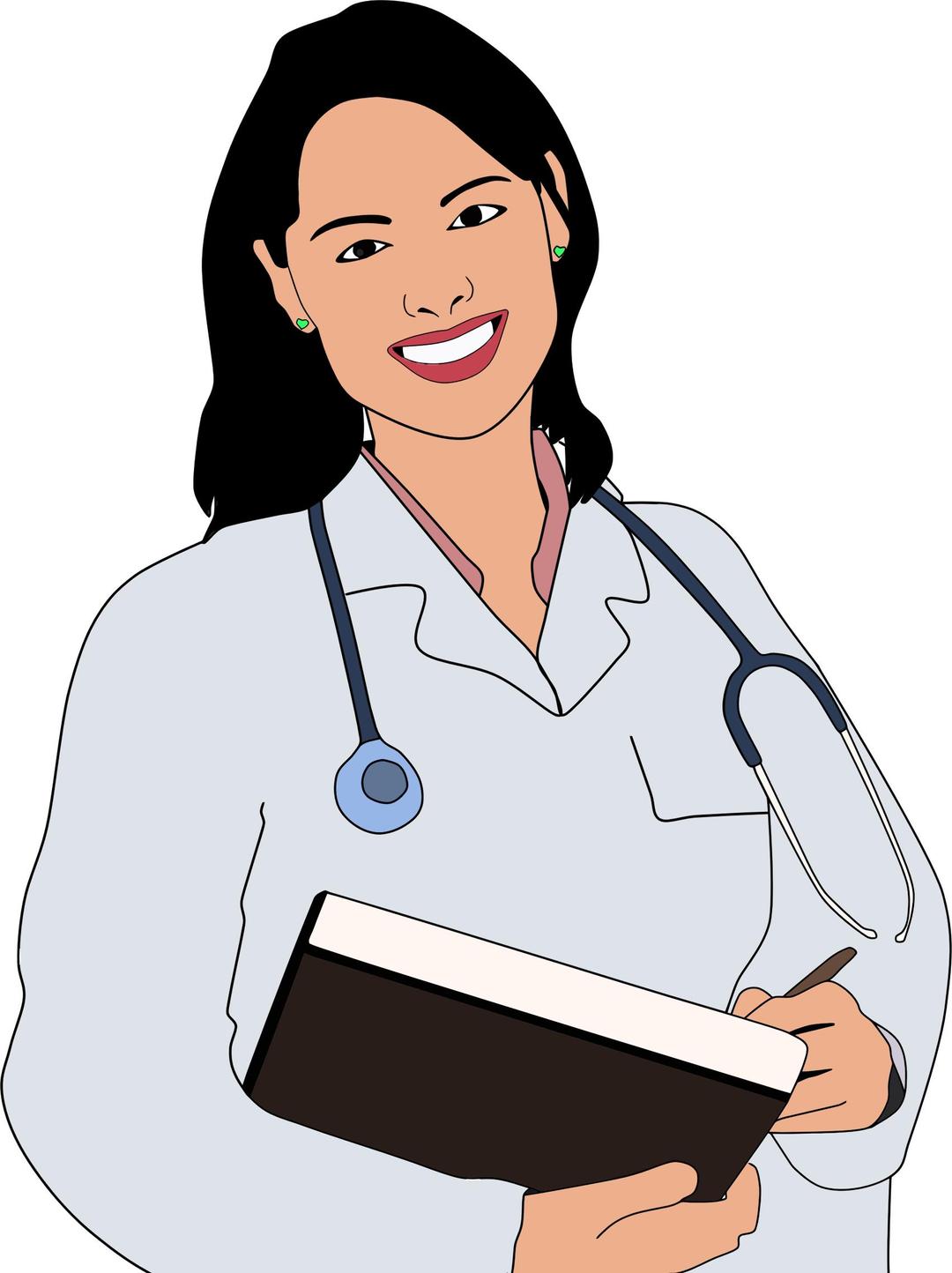 Young Female Doctor png transparent