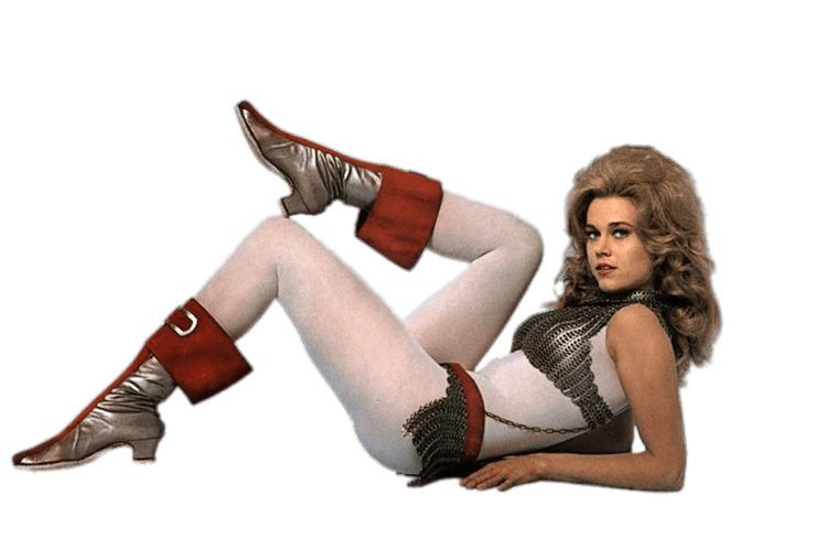 Young Jane Fonda As Barbarella png transparent