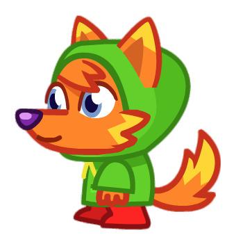 YoYo the Creative Coyote Looking Left png transparent