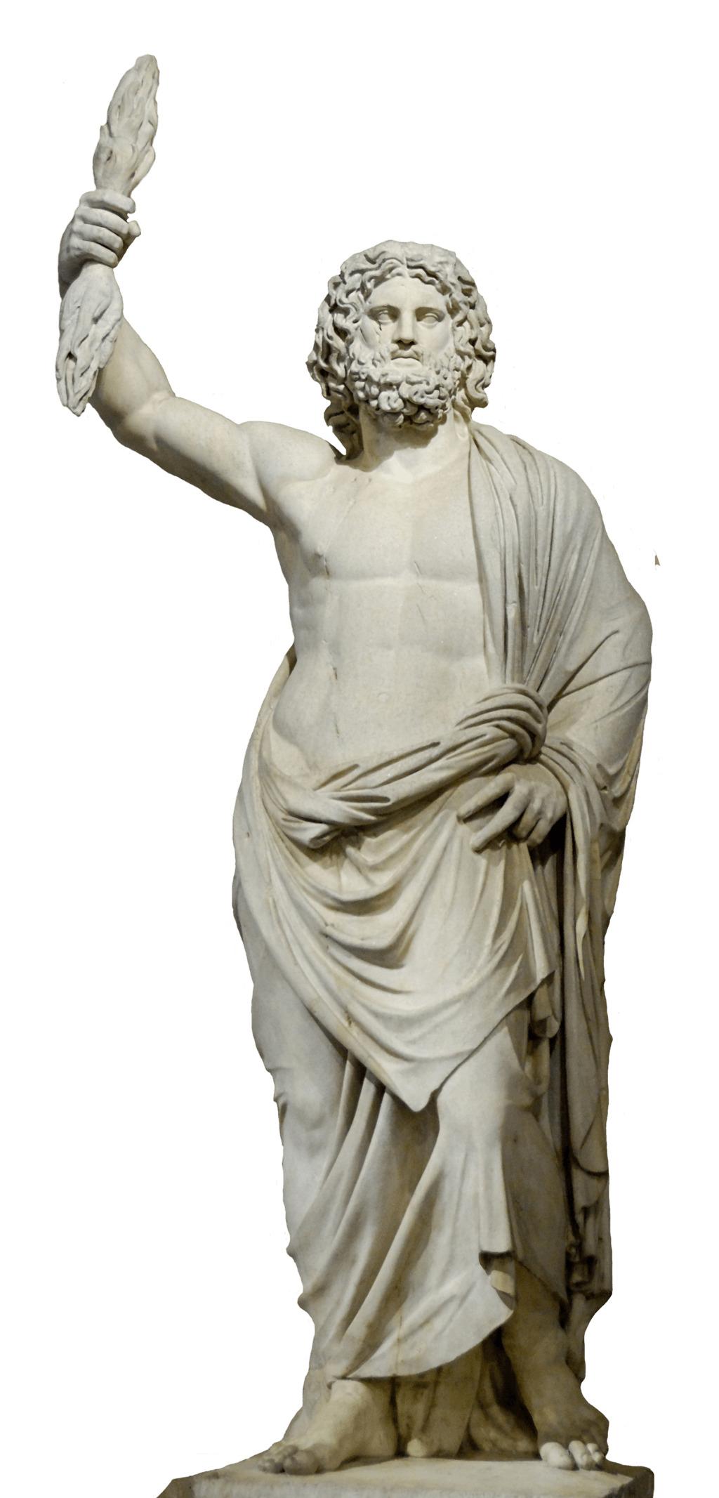 Zeus Statue png transparent