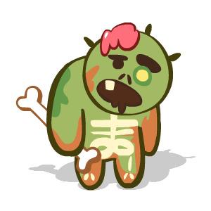 Zombie Cookie Run png transparent