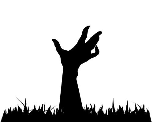 Zombie Footer png transparent