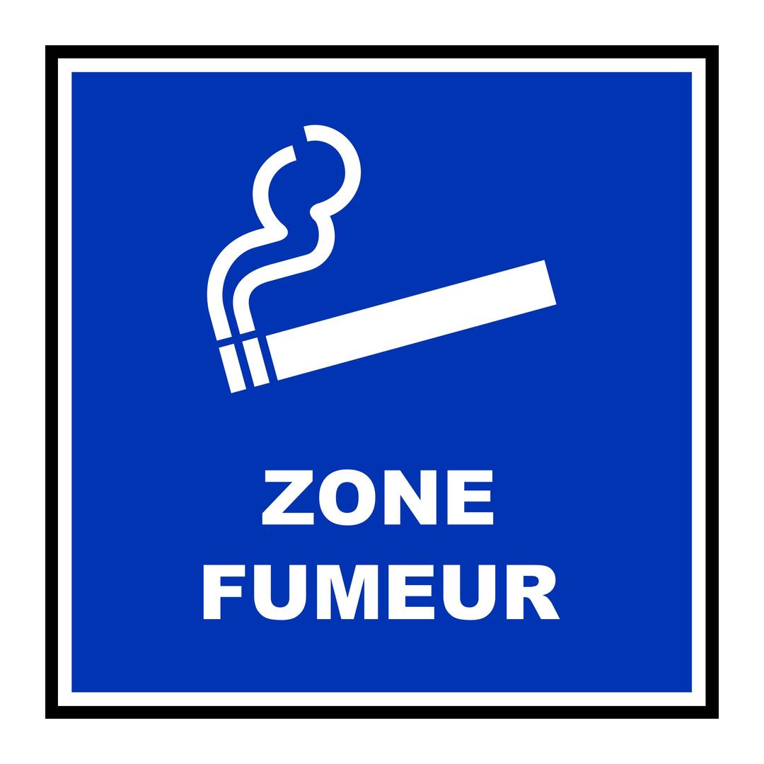 Zone fumeur png transparent