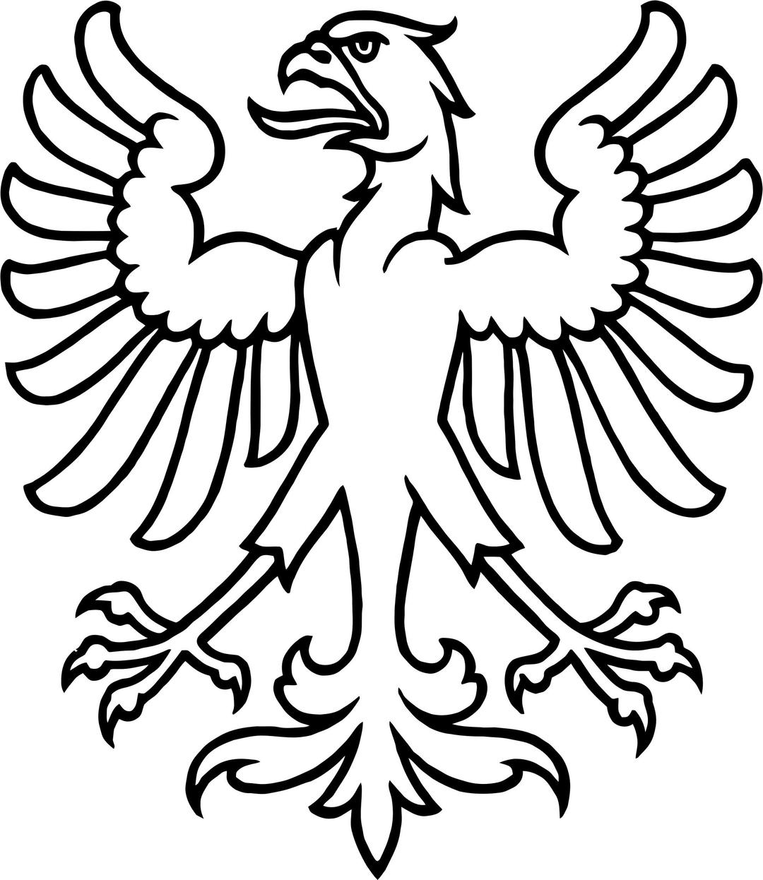 Zurich Eagle Outline png transparent