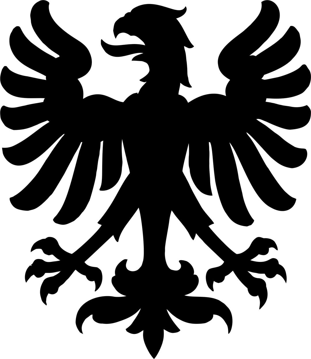 Zurich Eagle Silhouette png transparent