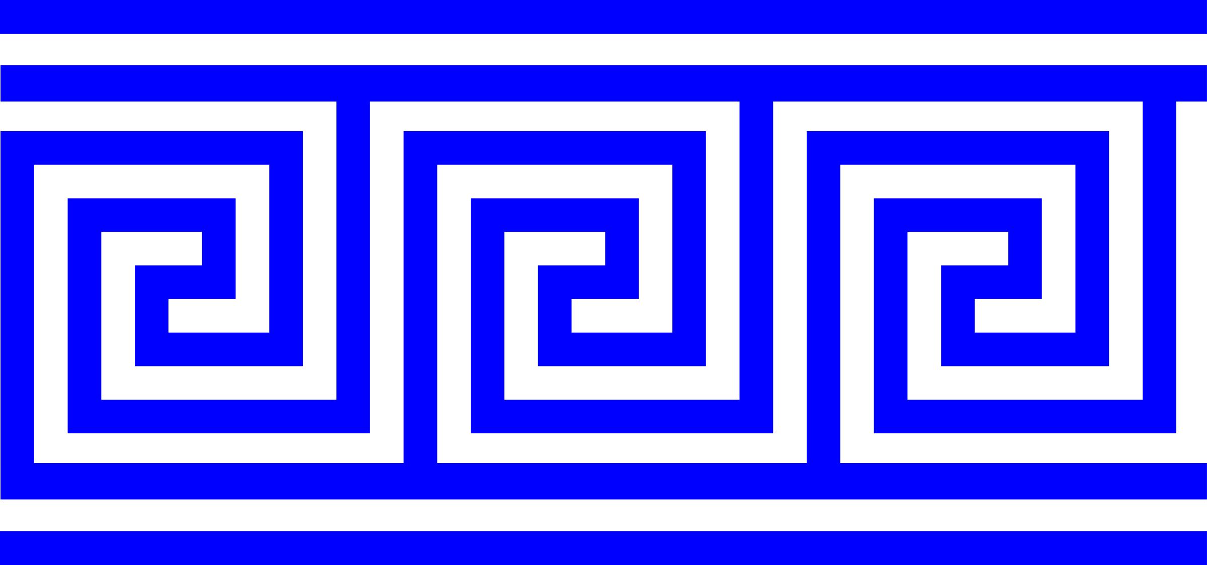  Repeating Border Greek Key With Lines png
