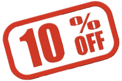 10% Off Sign png