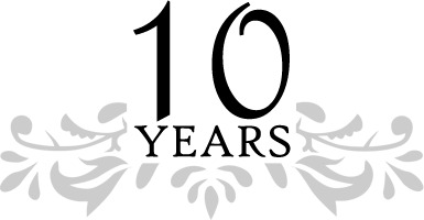 10 Years Elegant icons