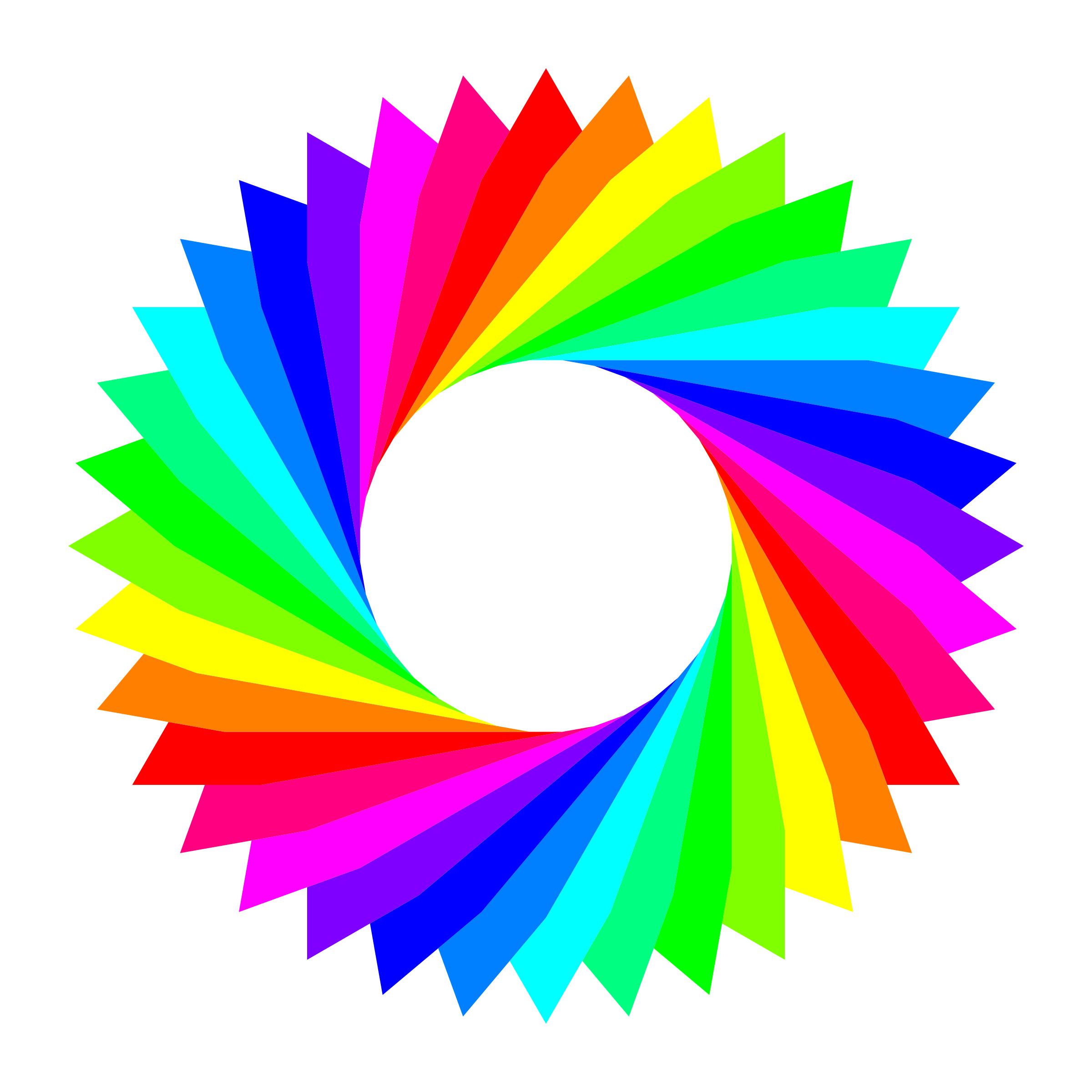 12 color 36gram triangles png