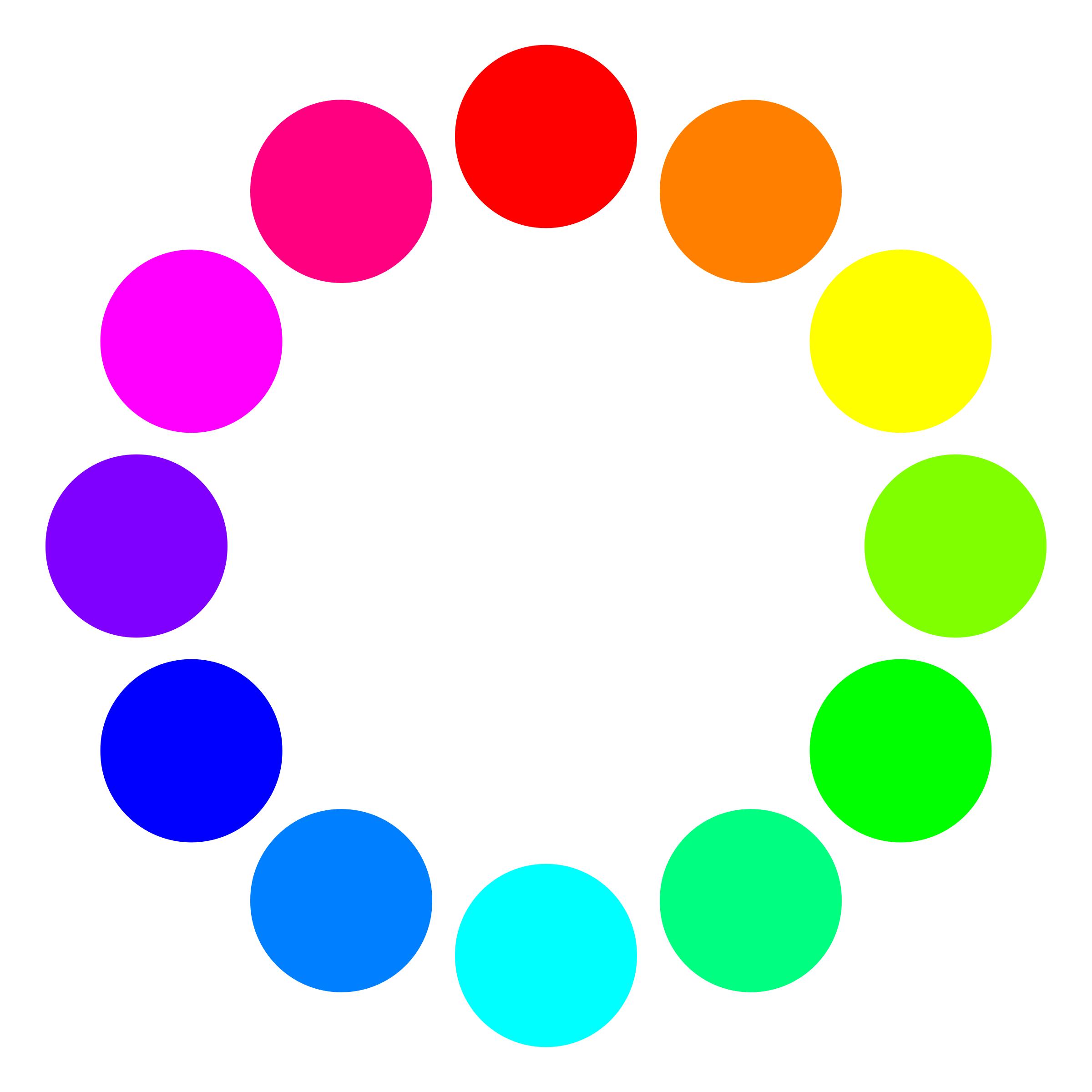 12 color circles png