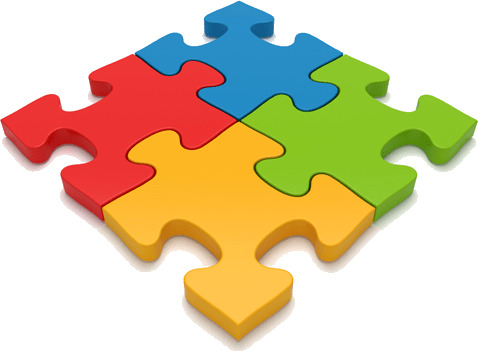 4 Puzzle Pieces png icons
