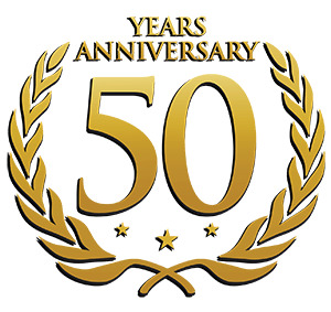 50 Years Anniversary Laurel icons