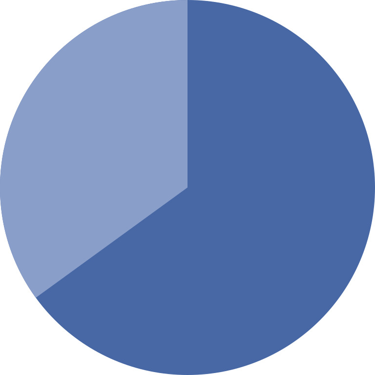 65% Pie Chart icons