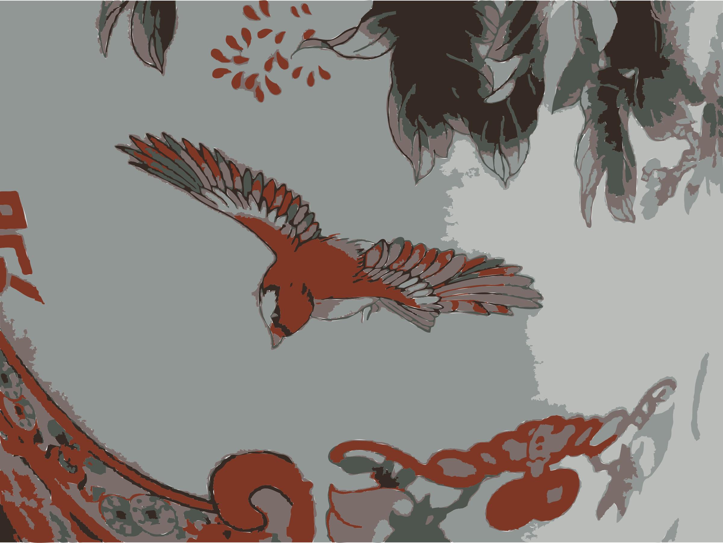 A readymade bird China style png