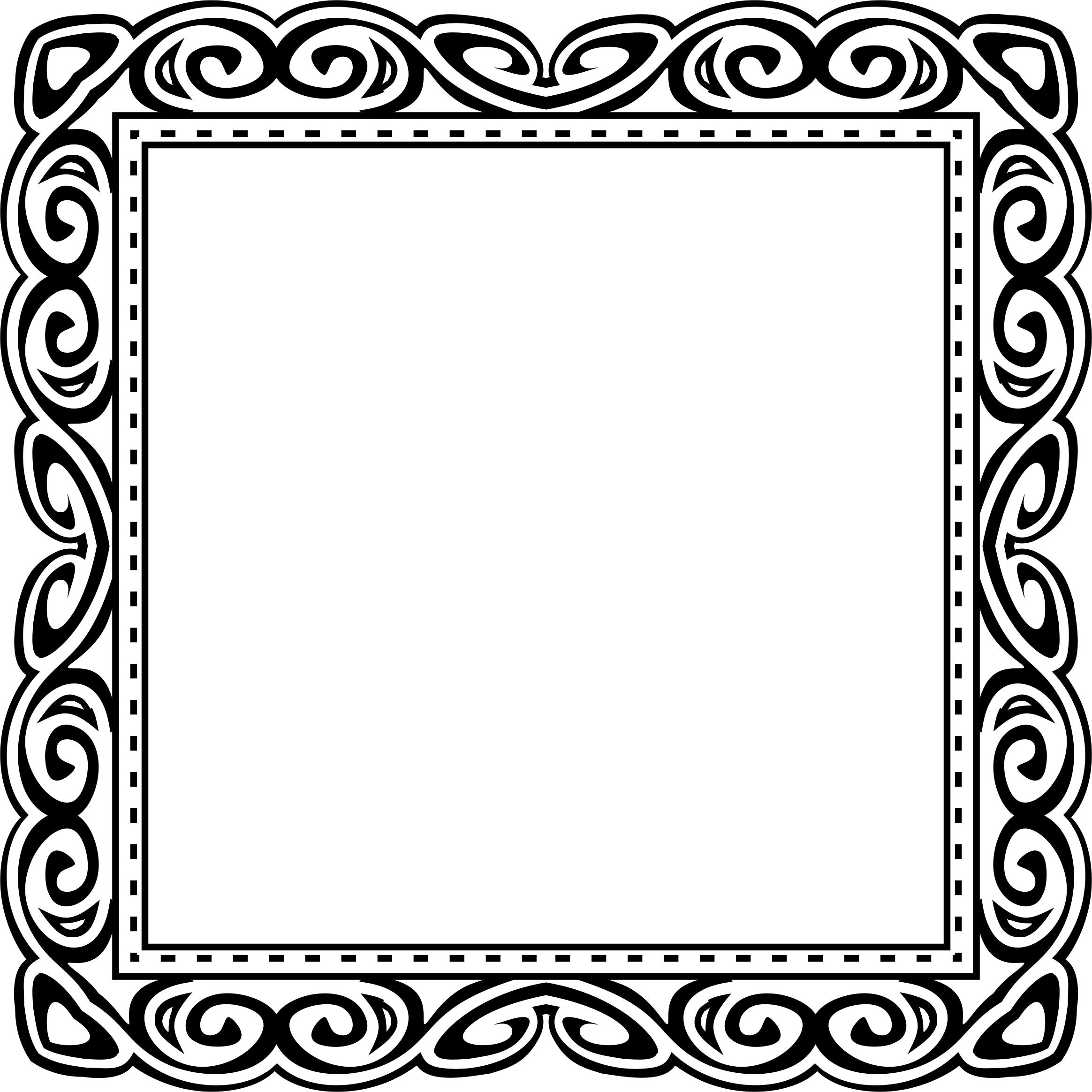 Abstract Black Frame Design 14 Icons PNG - Free PNG and Icons Downloads