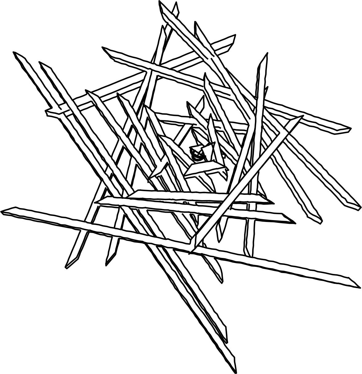 Abstract sticks  png