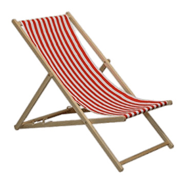 Adjustable Wooden Deckchair png icons