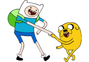 Adventure Time Finn and Jake Fist Bump png