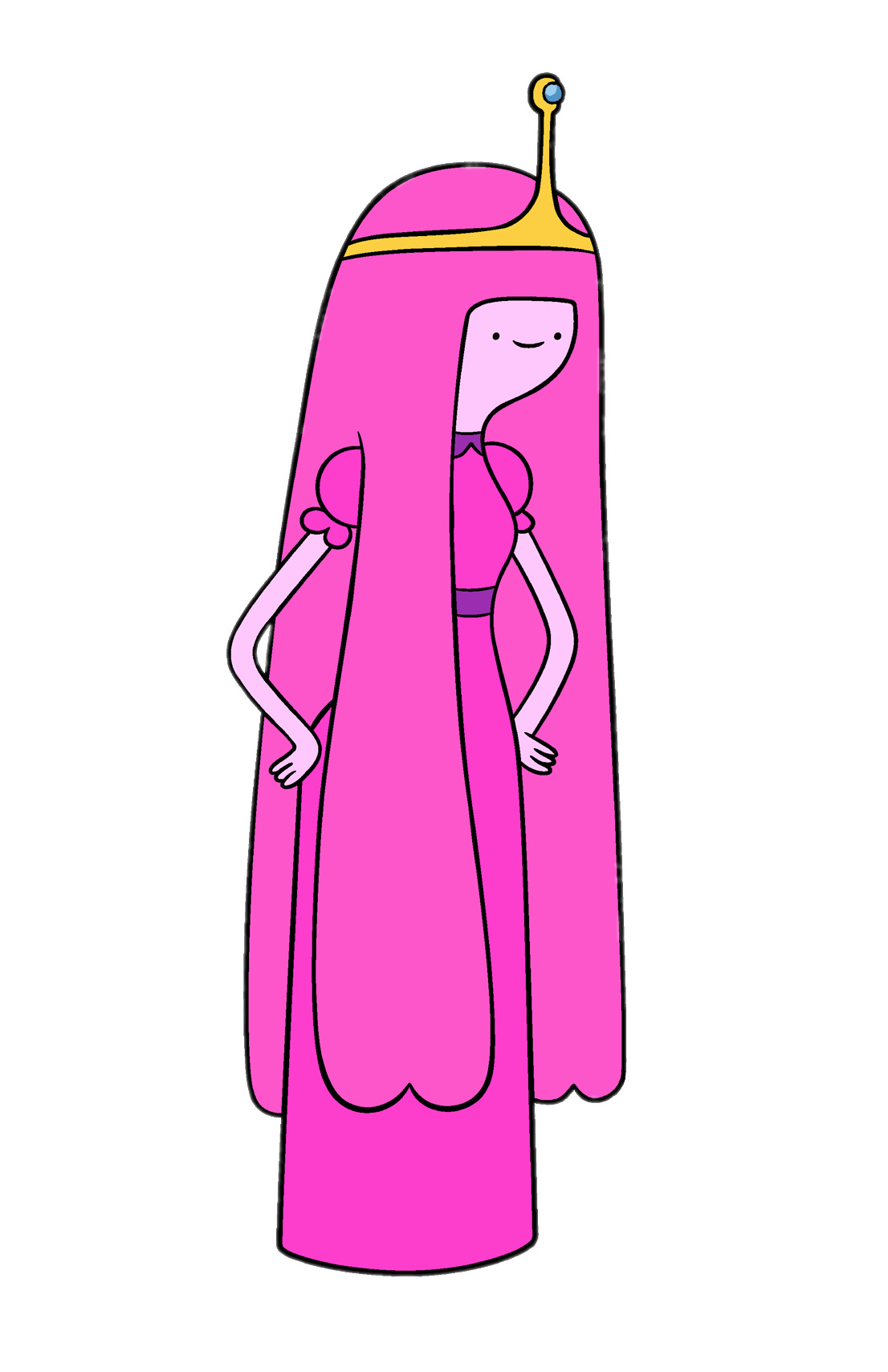 Adventure Time Princess Bubblegum Looking Down png icons