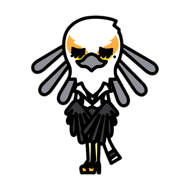 Aggretsuko Character Ms. Washimi the Bird icons
