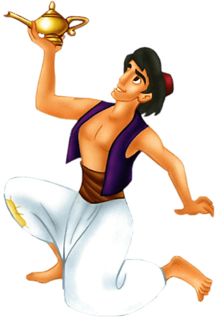 Aladdin Holding the Lamp png icons