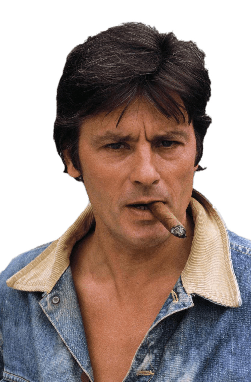 Alain Delon Cigar icons