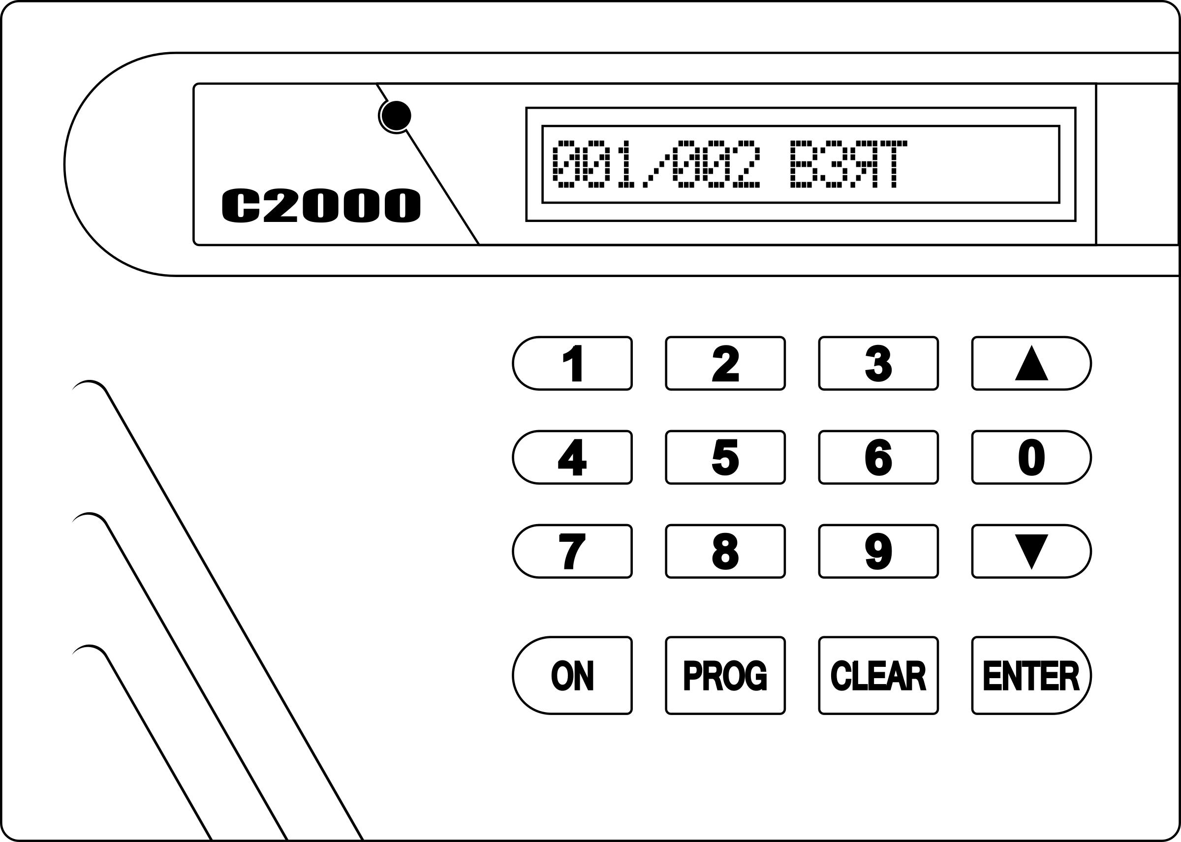 Alarm system S2000 outline png