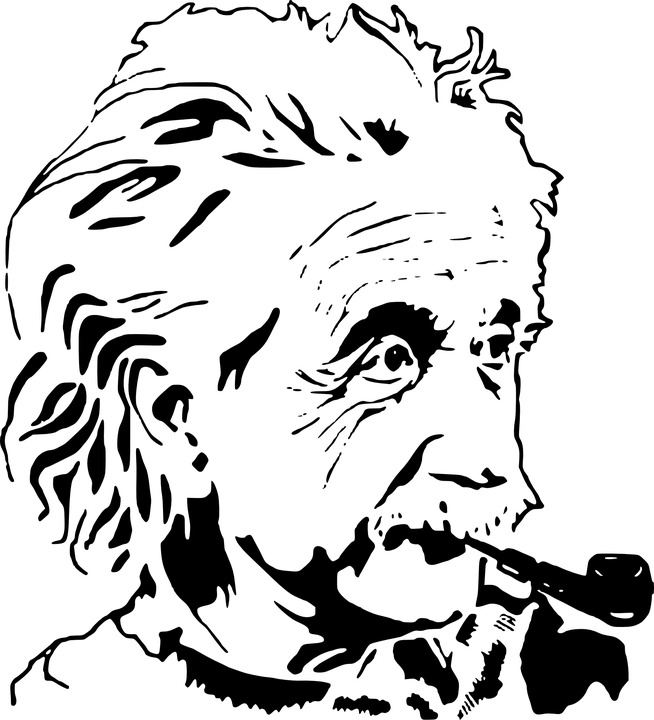 Albert Einstein Illustration icons