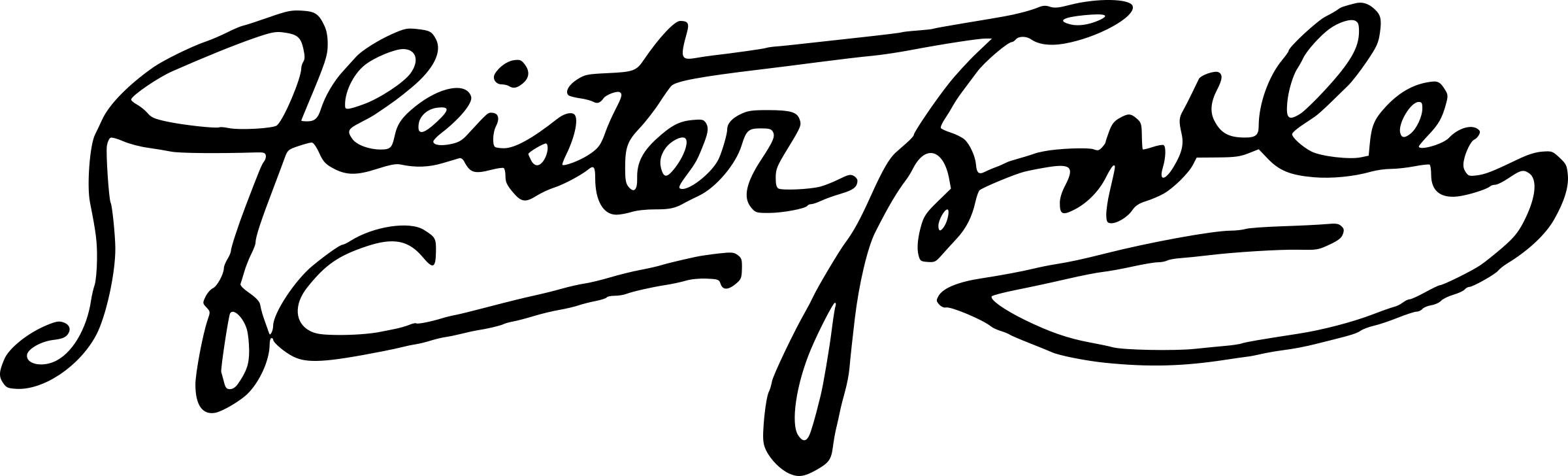 Aleister Crowley Signature png