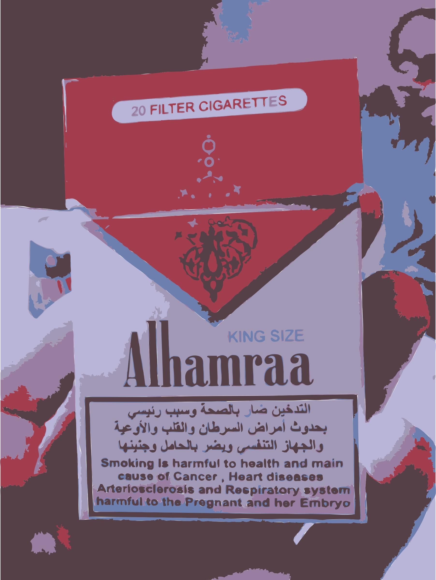 Alhamraa Cigarettes Close-up png