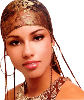 Alicia Keys Face Close Up icons