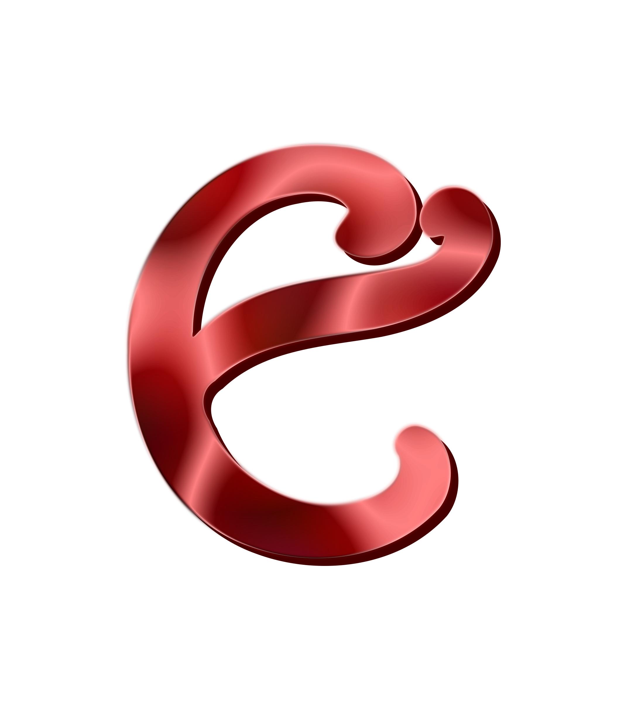 Alphabet 12, letter E icons