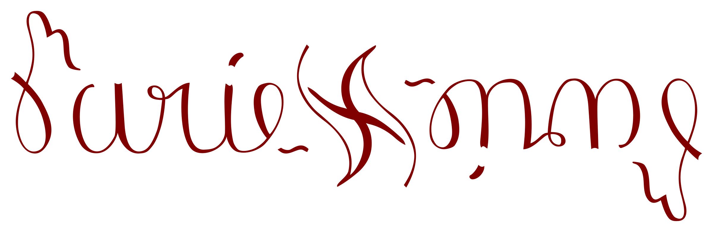 Ambigramme Marie-Anne png