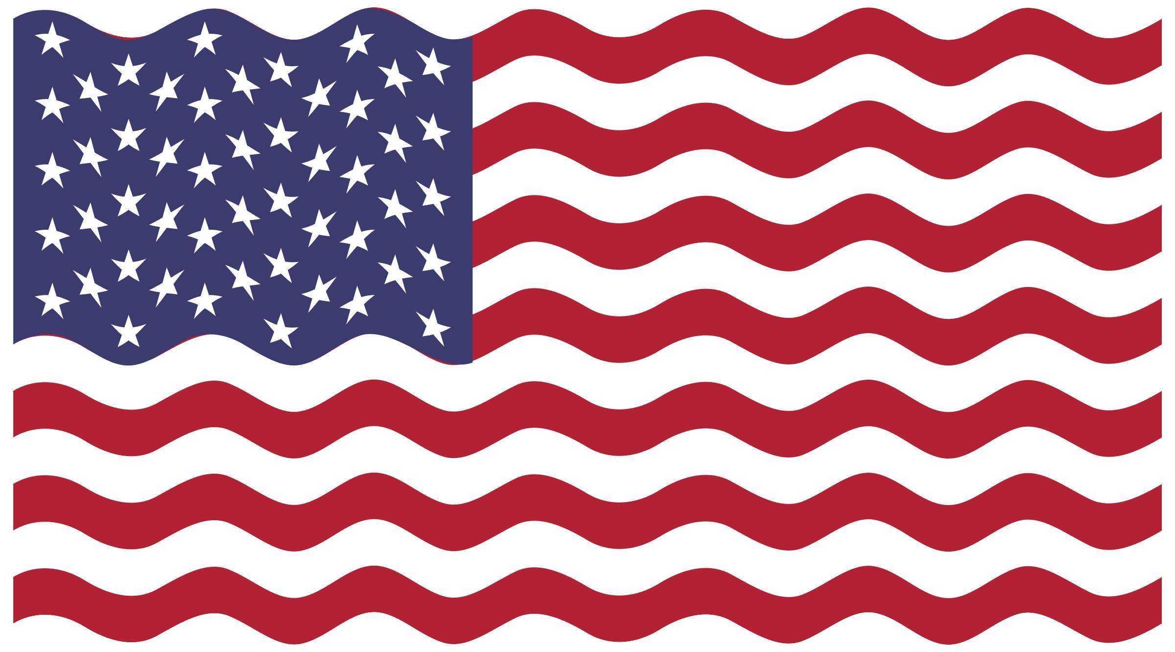 America USA Flag Wavy png